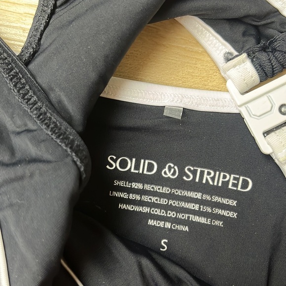 Solid & Striped Sarah Cutout Rib One-Piece Swimsuit SIZE SMALL 1152 - Picture 7 of 7